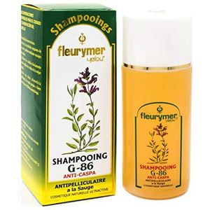 Fleurymer G-86 Anti-roos-shampoo, 200 ml, zachte en diepe reiniging voor haar met roos, zonder natuurlijke parabenen