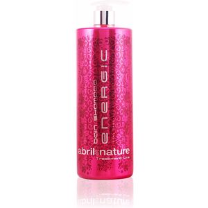 abril et nature - Energic Professionele Shampoo - Haar met Voedingsbehoefte - Voorkomt Frizz en Verwijdert Statische Elektriciteit - Hydrateert en Herstelt - Positieve Ionen Lading - 1000 ml