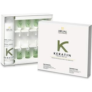 Arual Keratin Champu Pack 251 ml + Ampollas 8U.