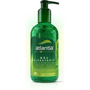 Atlantia Aloe Moisturizing Gel, Provides Soothing Action & Extra Protection From Sunburn, With a High Concentration of Aloe Vera, Freshness After Shaving 250ml