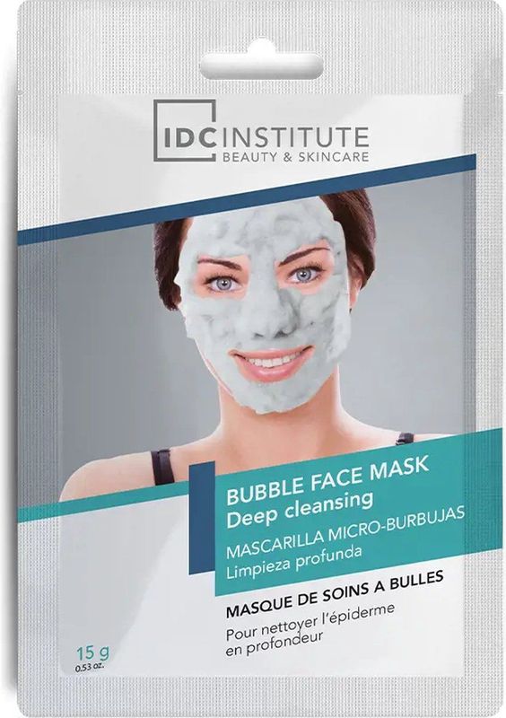 IDC Institute - Bubble Face Mask - Reinigingsmasker - 15 g - Crème