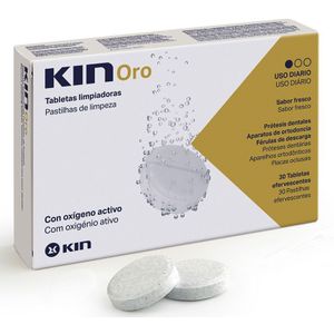 KIN Goudkleurige reinigingstabletten | 30 stuks