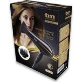 TM Electron TMHD126 Föhn - Zwart - 2000 W - Ionenfunctie - 3 Warmtestanden - 2 Snelheden