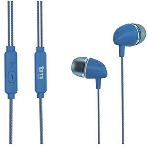 TM Electron Hoofdtelefoon met Microfoon - Blauw