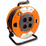 Tm Electron - Tmuad250 - Verlengkabel - 50 M - 4 Stopcontacten - H05VV-F