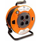 Tm Electron - Tmuad250 - Verlengkabel - 50 M - 4 Stopcontacten - H05VV-F