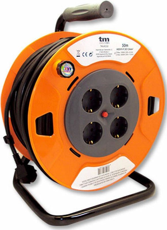 Tm Electron - Tmuad250 - Verlengkabel - 50 M - 4 Stopcontacten - H05VV-F