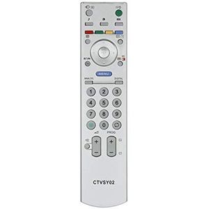 Common TV CTVSY02 Universele afstandsbediening (compatibel met Sony-tv's), grijs