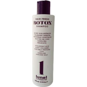 Lunel Professionele Sulfaatvrije shampoo voor krullend haar met botox effect - chia - collageen hyaluronzuur 200ml