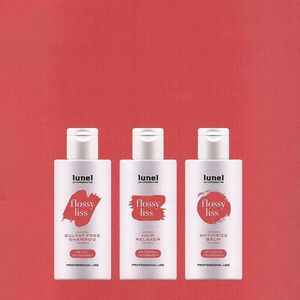 Flossy Liss professionele behandeling voor haar glad te strijken, 3st