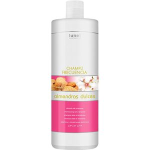 Lunel Zoete Amandel melk shampoo - alle haar typen - zachte shampoo gevoelige hoofdhuid 1000ml