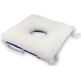 Anti-decubituskussen | Vierkant | Met gat | Voor stoel of bank | 40 x 38 cm| Mobiclinic