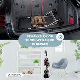 Mobiclinic - Coliseo - Boodschappentrolley - Bruin - Inklapbare Rollator - 4 Wielen - Gepolsterde Zitting