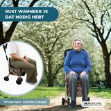 Mobiclinic - Coliseo - Boodschappentrolley - Bruin - Inklapbare Rollator - 4 Wielen - Gepolsterde Zitting