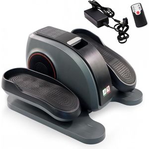 Mobiclinic®, Mini-elliptische fiets, statische pedalen, Veleta, 10 versnellingen, 3 programma's, elektrisch pedaal, lcd-display, 60 W, instelbare weerstand, met bediening, antislip, stil