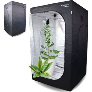 Mobiclinic Growbox - Kweektent - Waterdicht - Zwart - Nylon - 120 x120x 200 cm - Maat M