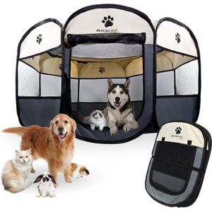 Puppybox opvouwbaar Wit | Tweedekansje | OP=OP - Hondenbenches