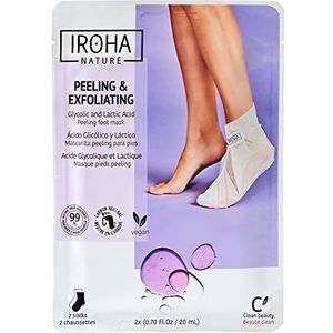 Iroha Verzorging Lichaamsverzorging scrubExfoliations Socks Lavendel - peelingsok