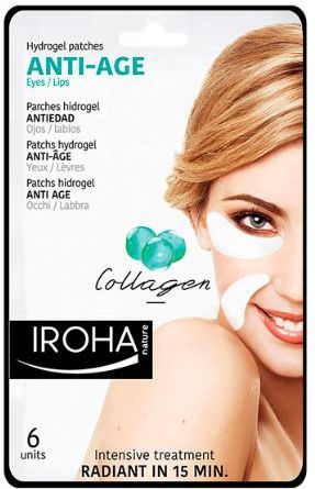 Iroha - Gezichtsmasker - Collageen - 6 Stuks