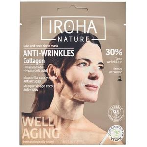 Anti-Veroudering Vitaliserend Masker Cotton Face & Neck Iroha