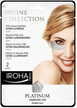 Iroha Platina Weefsel Oog Vlekken - 2 stk
