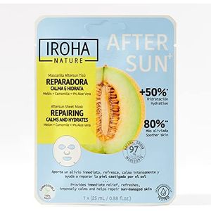 IROHA nature Aftersun Sheet Mask Repairing Calms And Hydrates 25 ml