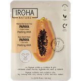 Iroha Nature PEELING Gesichtsmaske mit Papaya-, AHA- und Ananas-Enzymen. Peeling und revitalisiert die Haut. WEICHERE und STRAHLENDE Haut