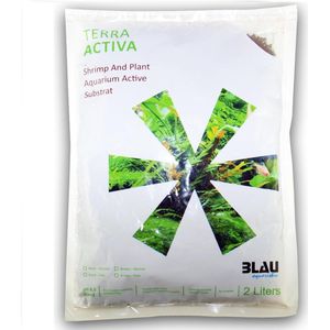 BLAU terra activa soil brown- 2 Liter - Aquarium Bodem - PH Verlagend