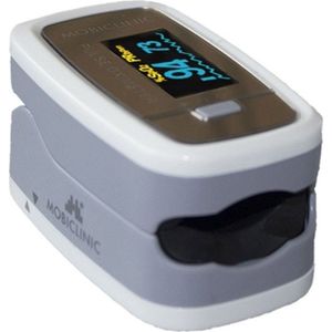 Mobiclinic PX-01 - Saturatiemeter - Vinger Pulse Oximeter - Zuurstof meter - OLED scherm met plestimografische golf
