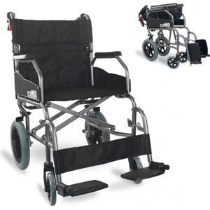 Museo - Rolstoel - Zwart - Aluminium - Lichtgewicht