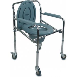 Toiletstoel - Zilver - Staal - Lichtgewicht 7,4 kg