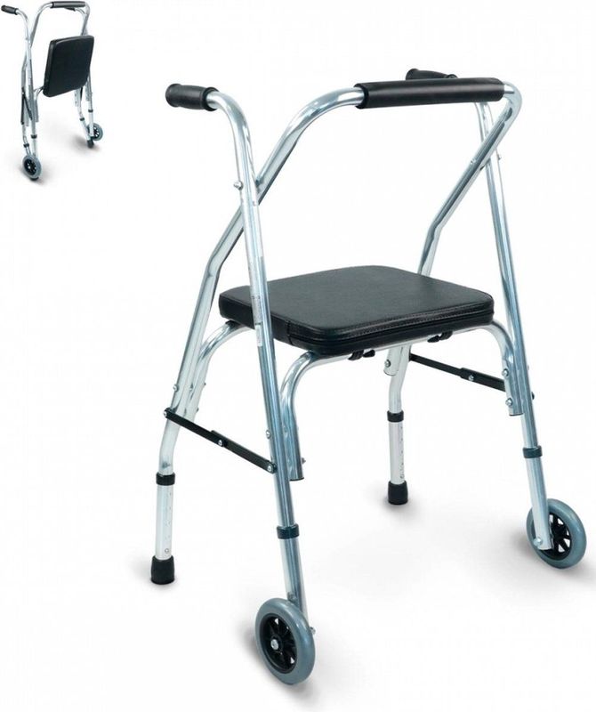 Compostela - Looprek - Aluminium - In hoogte verstelbaar - Opvouwbaar