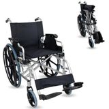 Mobiclinic, Opvouwbare rolstoel, Model Ópera, Aluminium, Gehandicapte rolstoel, Opvouwbaar, Lichtgewicht rolstoel, Opklapbare armleuningen en Afneembare voetsteunen