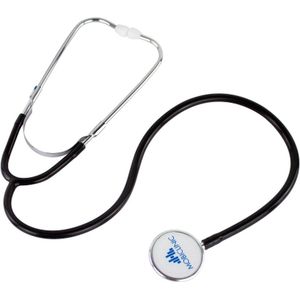 Mobiclinic FD-02 - Stethoscoop - Dubbele bell - MDR Certificaat - Verpleegkunidge accessoires - Stetoscoop - Aluminium - Hoge nauwkeurigheid - Zwart