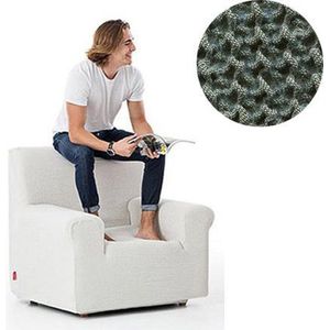 Milos Stoelhoes voor Fauteuil Groen - Universele Pasvorm 70-110cm, Elastische Stoelhoezen