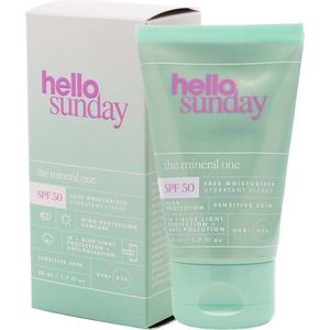 Hello Sunday - The Mineral One Face Moisturiser SPF 50 - gezichtscrème
