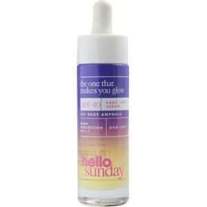 hello sunday the one that makes you glow Egaliserende Verzorging voor Huid met Hyperpigmentatie tegen Donkere Vlekken SPF 40 30 ml