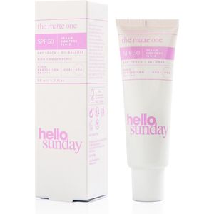 Hallo Zondag - The Matte One - Gezichtsroom - SPF 50 - 50 ml