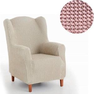 Belmarti - Oorfauteuil Milos - Roze - Fauteuilhoes van Premium Kwaliteit