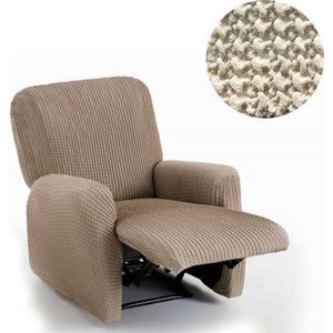 Milos - Stoelhoes  voor uw relax fauteuil - 60cm tot 85cm breed - Ivoor