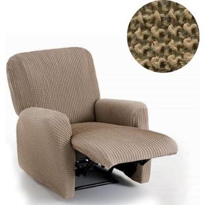 Milos - Stoelhoes  voor uw relax fauteuil - 60cm tot 85cm breed - Beige