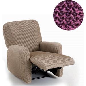 Milos - Stoelhoes voor uw relax fauteuil - 60cm tot 85cm breed - Paars