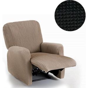 Milos - Stoelhoes voor uw relax fauteuil - 60cm tot 85cm breed - Zwart