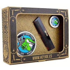 HEY JOE - Pomade Survival Kit Super Strong | Extra sterke zalfkit bevat de zalf 100 ml, 15 ml en onze handgemaakte zakkam