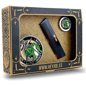 HEY JOE - Pomade Survival Kit MATT | Zalf Matt bevat de zalf 100 ml, 15 ml en onze handgemaakte zakkam