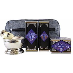 HEY JOE! - Shaving Survival Kit Delux Pro | scheerset voor heren - inclusief scheerolie, scheercrème, aftershave, kwast en schaal