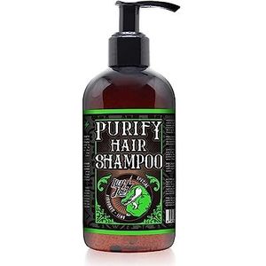 HEY JOE! Purify Hair Anti-roos Shampoo voor heren, haarshampoo voor veelvuldig gebruik, met pirocton-olamine en aroma's van munt en zuurmeloen, inhoud 250 ml