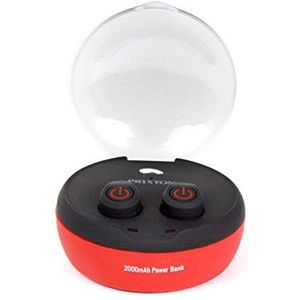 PRIXTON - TWS200 - Koptelefoon - Zwart - Bluetooth - Ingebouwde Powerbank