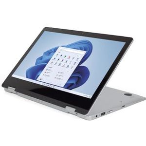 Prixton - Flex Pro laptop met touchscreen van 11,6 inch, Intel Apollo Lake-processor, Windows 10, 4 GB / 64 GB, QWERTY-toetsenbord configureerbaar in Acerty