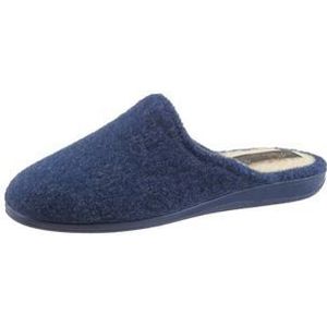 Pantoffels - Blauw - Textiel - Rubber Loopzool